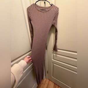 Viral TikTok Ribbed Knit Dress